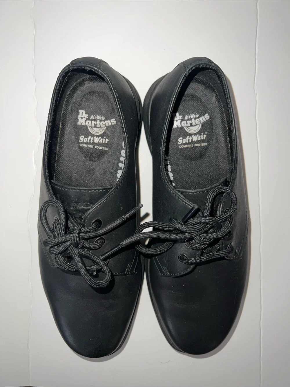 Unisex Dr. Martens Black Lace-Up Casual Dress Shoes, non slip very comfortable